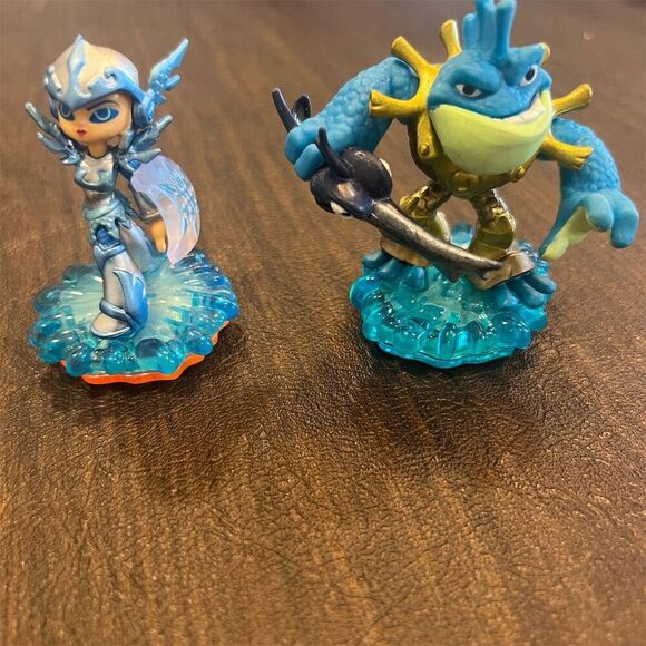 Skylanders SWAP Force Rip Tide & Stealth Elf Figures 2013 Set - Picture 1 of 8
